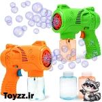 تفنگ حباب ساز موزیکال و چراغدار مدل BUBBLE GUN