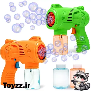 تفنگ حباب ساز موزیکال و چراغدار مدل BUBBLE GUN