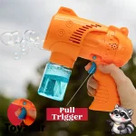 تفنگ حباب ساز موزیکال و چراغدار مدل BUBBLE GUN