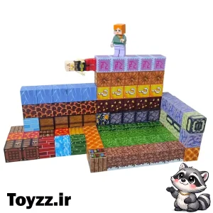 ساختنی 120 تکه مدل مکعب مغناطیسی طرح ماینکرافت کد 83010-2