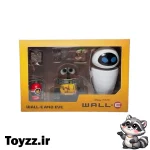 اکشن فیگور والی و ایو WALL-E AND EVE  برند think way مجموعه 6 عددی