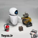 اکشن فیگور والی و ایو WALL-E AND EVE برند think way مجموعه 6 عددی